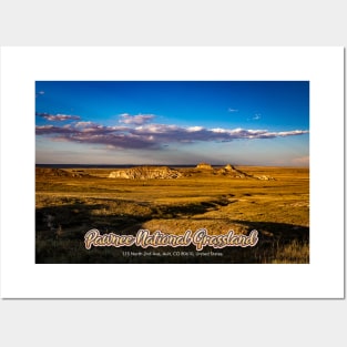 Sunset on the Pawnee Buttes at Pawnee National Grassland Colorado Posters and Art